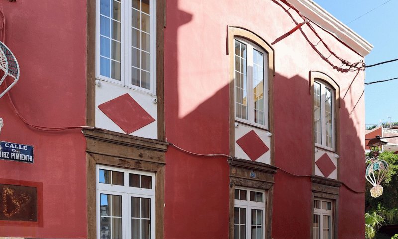 Großes kanarisches Stadthaus mit Meerblick in Tazacorte Altstadt