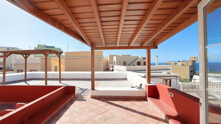 Großes kanarisches Stadthaus mit Meerblick in Tazacorte Altstadt