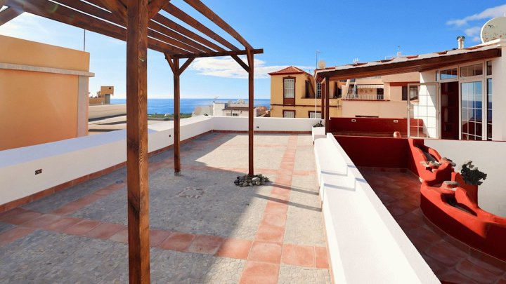 Großes kanarisches Stadthaus mit Meerblick in Tazacorte Altstadt