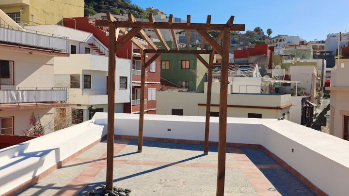 Großes kanarisches Stadthaus mit Meerblick in Tazacorte Altstadt