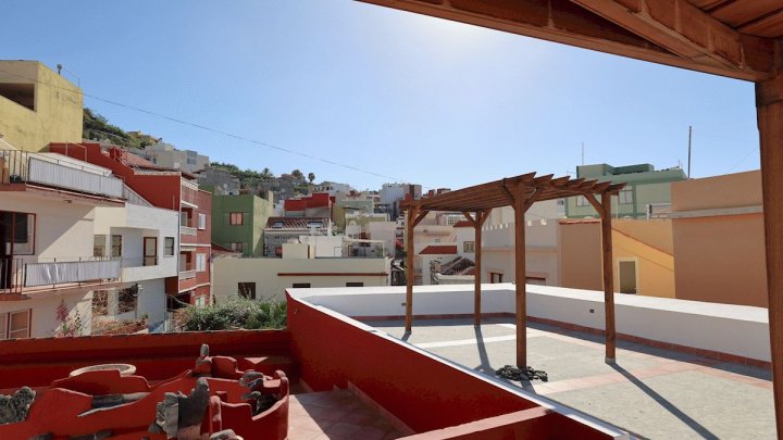 Großes kanarisches Stadthaus mit Meerblick in Tazacorte Altstadt