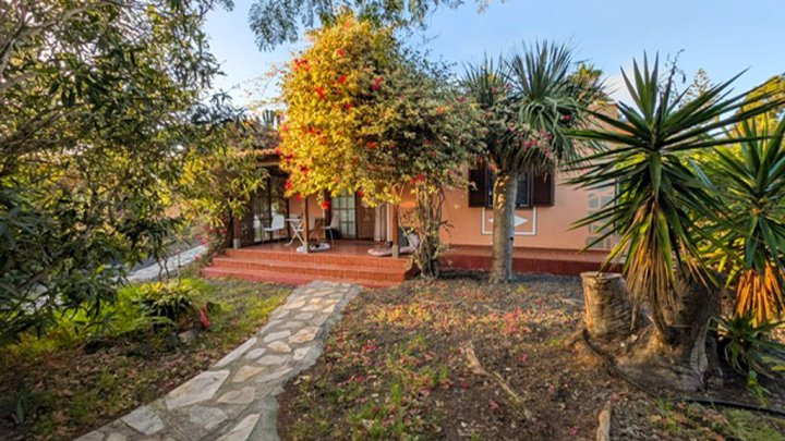 Apartmentanlage mit Pool, tropischem Garten und Meerblick in Las Manchas