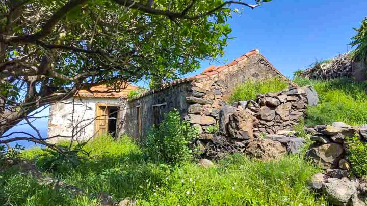 Canarian Property Ensemble with Sea Views and Large Plot in Garafía